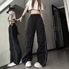 Women's Casual Straight Sweatpants Loose Lace-Up Trousers Street Dance Sweatpants