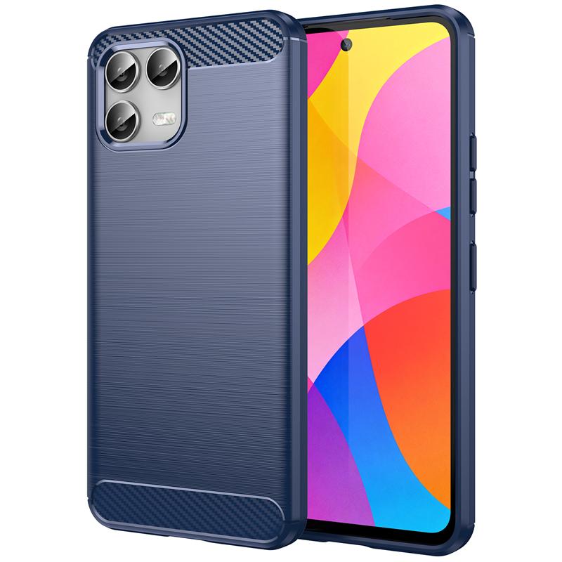 Dla Pokrowiec T-Mobile T Phone 3 Pro Etui Dla T-Mobile T Phone 3 Pro Silikonowe Etui z Włókna Węglowego na Tył Dla T-Mobile T Phone 3 Pro Etui