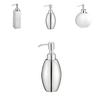 Stainless Steel Soap Dispenser Pump With Hand Press For Bathroom Storage