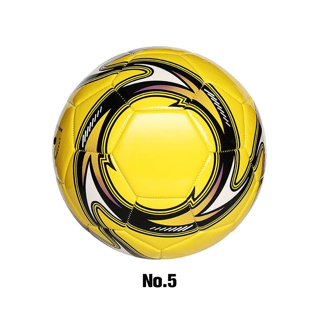 

Футбольный мяч премиум-класса из ПВХ для страстных игроков, шитье футбольных мячей, прочный, длительный срок службы, желтый № 5, 2,7, утолщенный