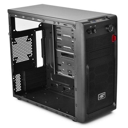 New Deepcool Smarter Case | USB 3.0 x1, USB 2.0 x1, Mic x1, Spk x1 | Color: Black | Micro ATX | No Power Supply | ATX | 24-Month Warranty