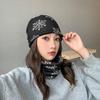 Women's Multifunctional Neck and Hat Scarf: Warm Twist Cap & Mask for Autumn/Winter