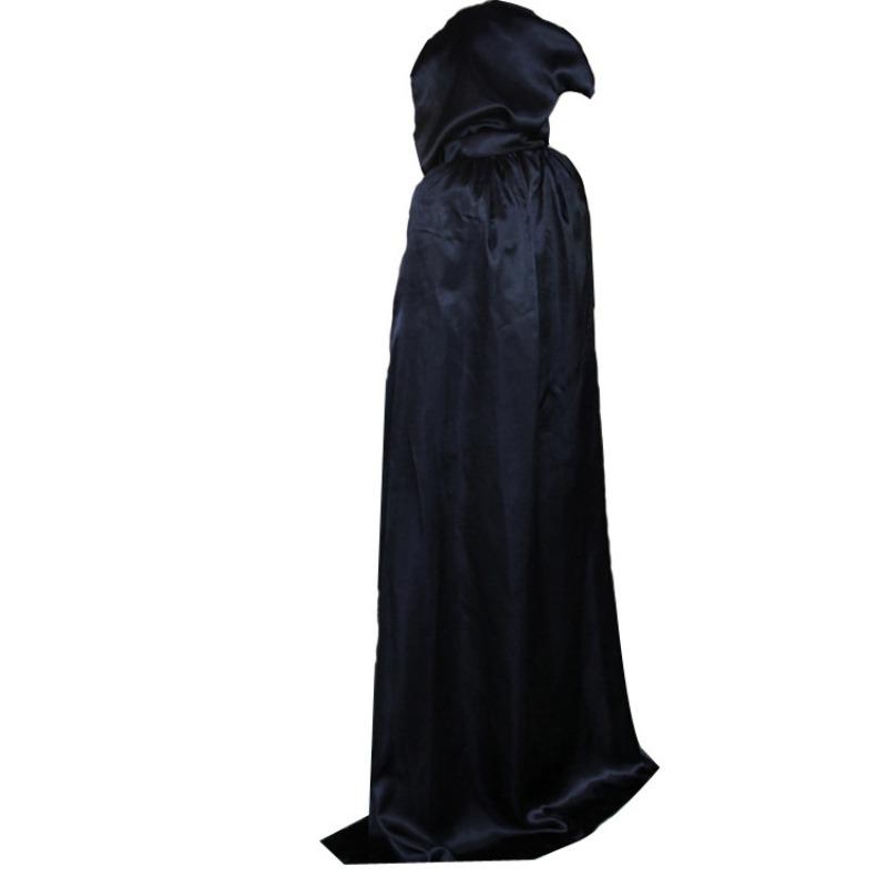 Halloween cape adult mopping castle reaper cape makeup costume prop color tinsel hooded cape cape