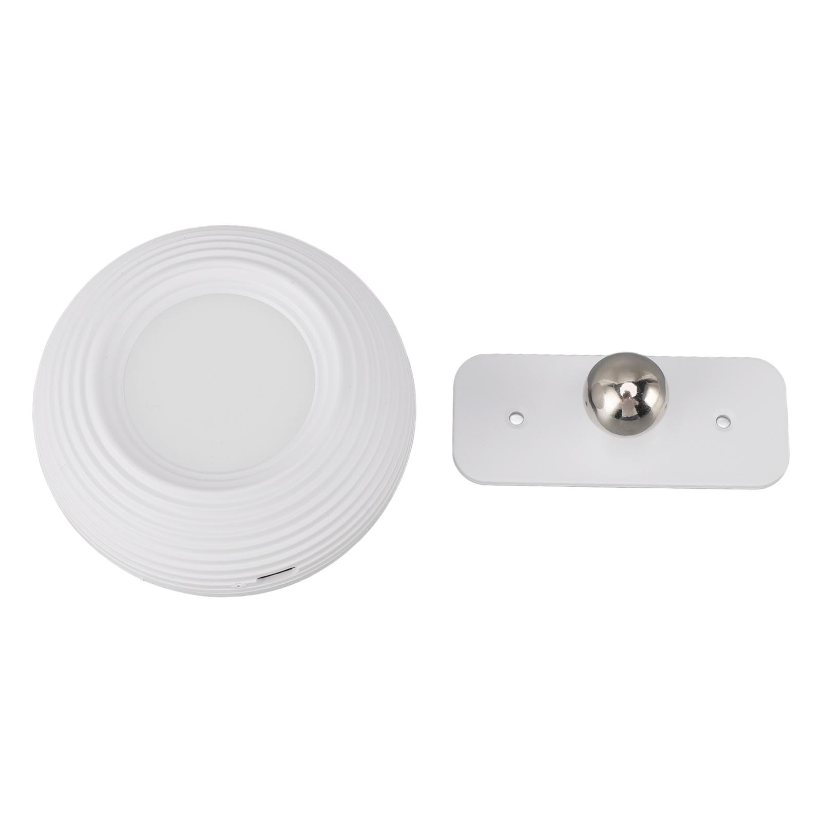 

LED Wall Sconce Rechargeable Magnetic Cordless 360 degrees Rotatable 3 Colors Touch Control 2000mAh Wall Mounted белый