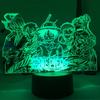 2026 Anime  Night Light 7/16 Color LED Touch Remote Control Desk Lamp Interior Decoration Lamp Decoration Childrens Toy