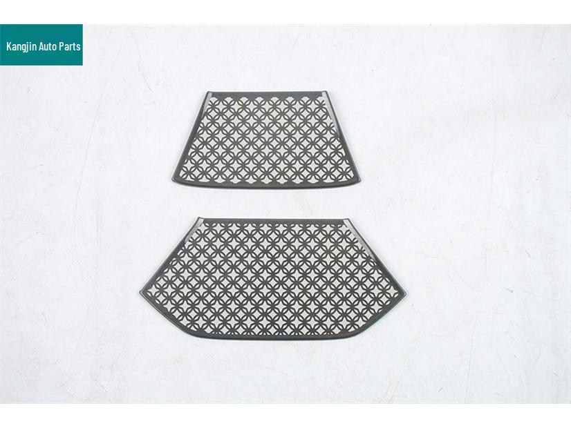 Fits Denza 25 Models N9: Black Titanium Stainless Steel Front Panel & Speaker Grilles with Reading Light Cover.