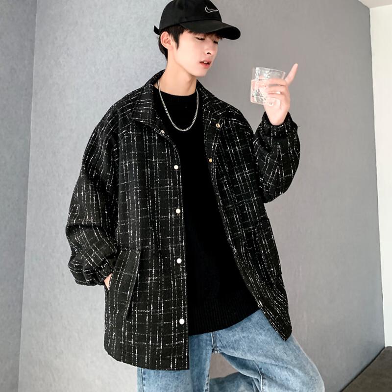 ROMON Men's Loose Fit Business Casual Jacket