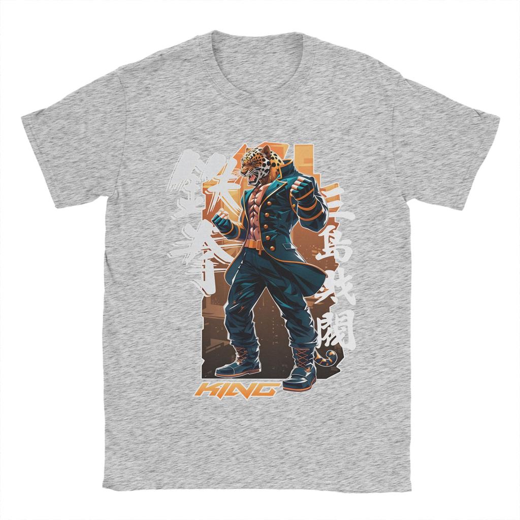 Tekken Japanese Fighting Game TShirt Men Y2K Funny T Shirts Summer Comfortable Hipster Tee Shirt Custom DIY Oversized Clothing