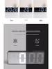 Luminous LED Digital Desktop Clock with Mirror Display and Alarm