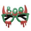 xiaobudian Halloween Party Glasses for Kids Adults, Glitter Frame Cosplay Decoration, Funny Pumpkin Skull Ghost Bat Eyewear Accessory Favors