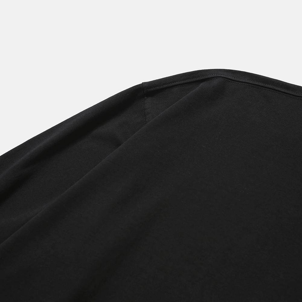 MOIF [Aw25] Baggy Mockneck L/S Tee / Black