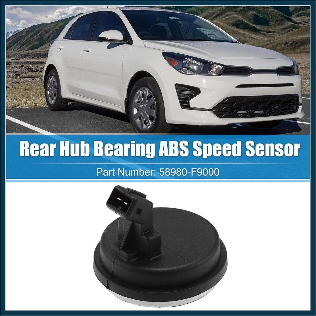 Rear Hub Bearing ABS Speed Sensor for Hyundai Accent Sedan 2018-2020 for Kia Rio Sedan 2018-2020 NO. 58980F9000 Rear Hub Wheel ABS Speed Sensor Cap