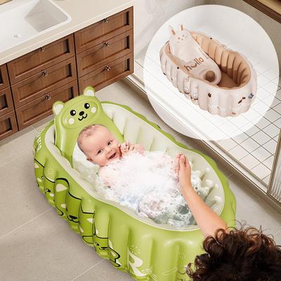 Aufblasbare Wanne Baby Aufblasbare Reisebadewanne Für Baby Faltbares Duschzubehör Mit Pumpe Zum Baden Schwimmen Zuhause Reisen