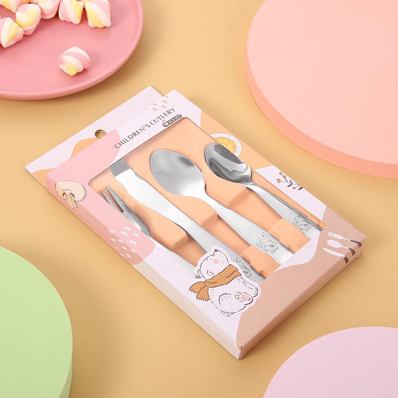 Children's Cartoon Stainless Steel Cutlery Set