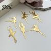Ballet Dancer Cupcake Decorations 6 Pcs Cake Topper, Acrylic Ballerina Dancing Girl Birthday Elegant Party Favors Decoration for Anniversary,