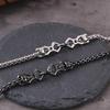 304 Stainless Steel Byzantine Chain Necklace for Men Women Punk Style DIY Gift with Box Classic Jewelry