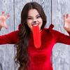 Ultra Realistic Fake Tongue Prank Prop Twist Squeeze Stick Plaything Halloween Fool's Day Scary Party Decor Cosplay Stage Props