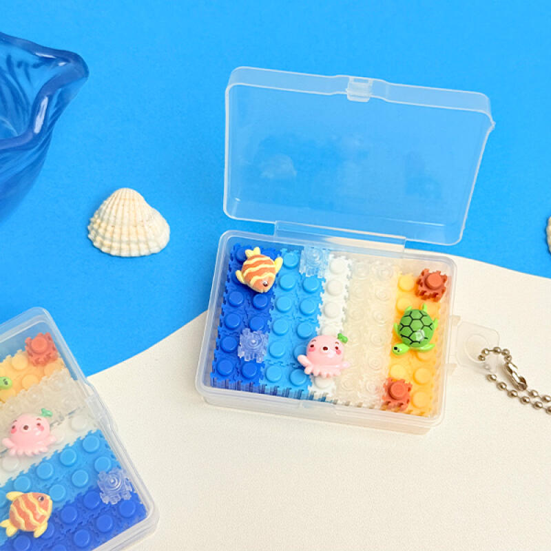 Sea Friends Block Pouch Keychain DIY - 1-Person Set
