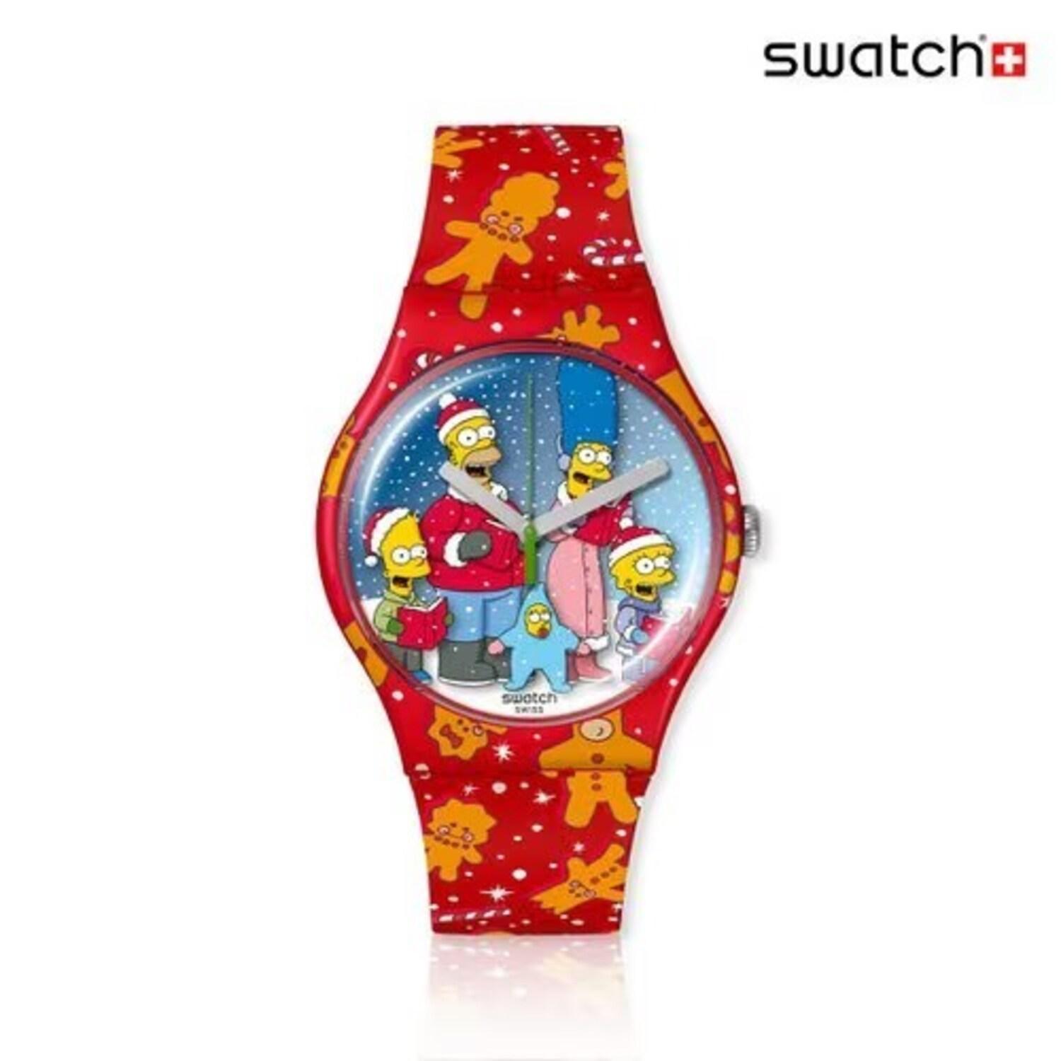 [Swatch] The Simpsons Collection WONDROUS WINTER WONDERLAND SUOZ361