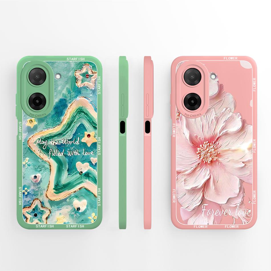 Phone Case For Redmi A5 4G Cute Creative Full Protection Funda For RedmiA5 Soft Liquid Silicone Lightweight Anti Slip Shell Capa