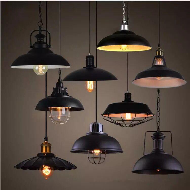 American Retro Wrought Iron Pendant Lamp for Restaurants and Bars