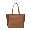 MCM Cognac Monogram Large Tote Bag with Gold Hardware for Daily Use
