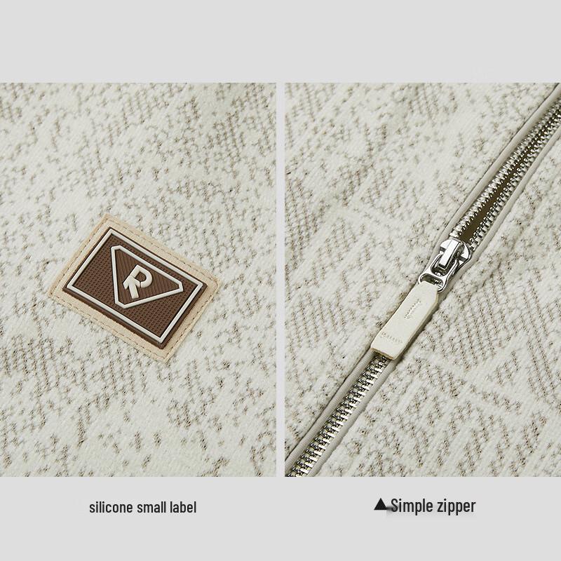 HLA Men's Stylish Stand Collar Zipper Jacket