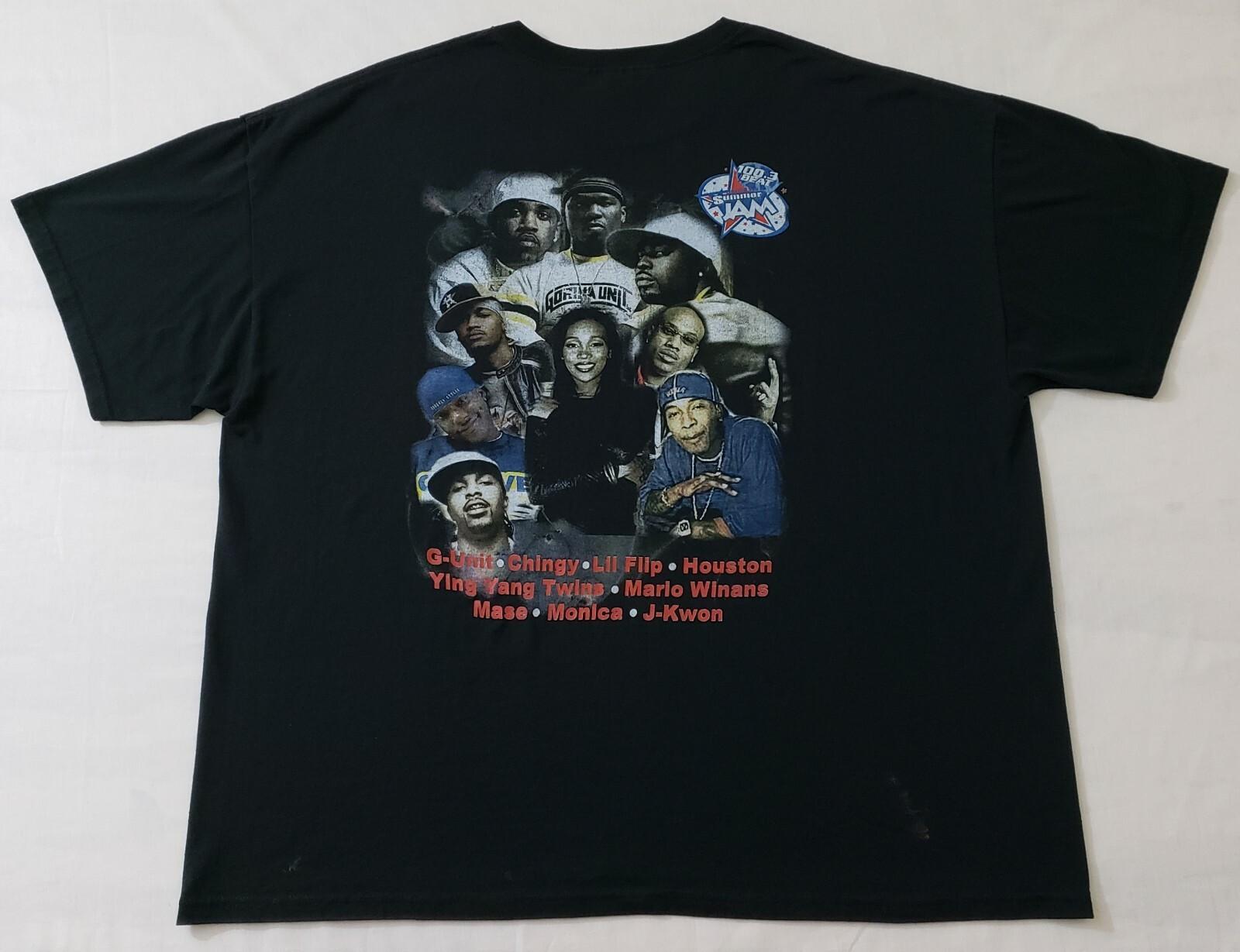 Vintage Summer Jam 2004 Shirt Sz 2XL G Unit 50 Cent Mase Chingy Rap Tee Hip Hop M