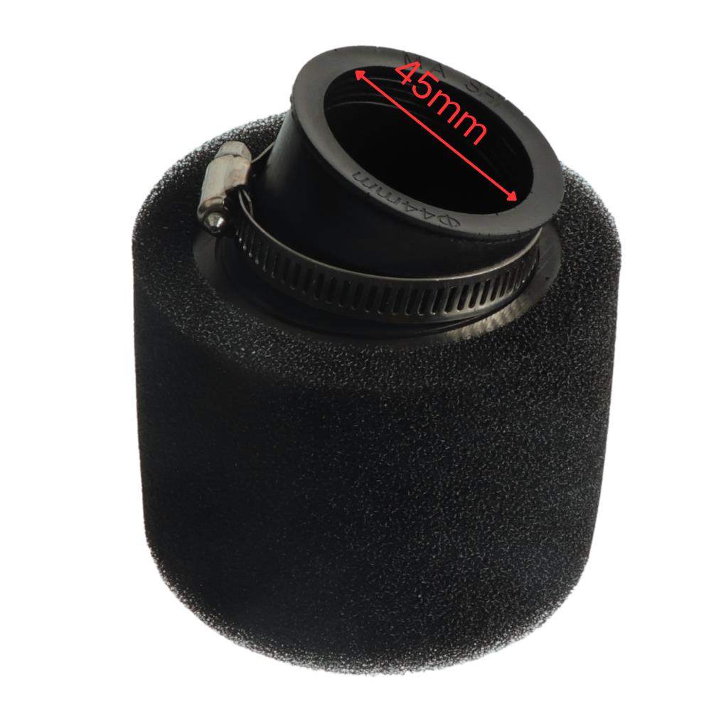 1Pc Black/Red Dual Foam Air Filter 35mm 38mm 42mm 45mm 48mm 50mm Universal Cleaner for Moped Scooter Off-road Bike Parts Air Filters 7