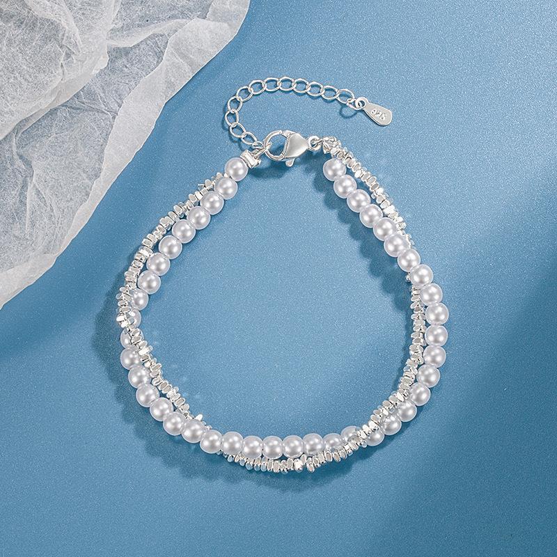 Vintage  Pearl Bracelets for Women Trend Korean Fashion Irregular Pearl Bracelets Party Jewelry Gift