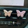 Clipe Decorativo Floral para Saída de Ar Borboleta/Tulipa Fofa Clipe para Saída de Ar Condicionado de Carro Charme para Acessórios de Interior de Automóvel