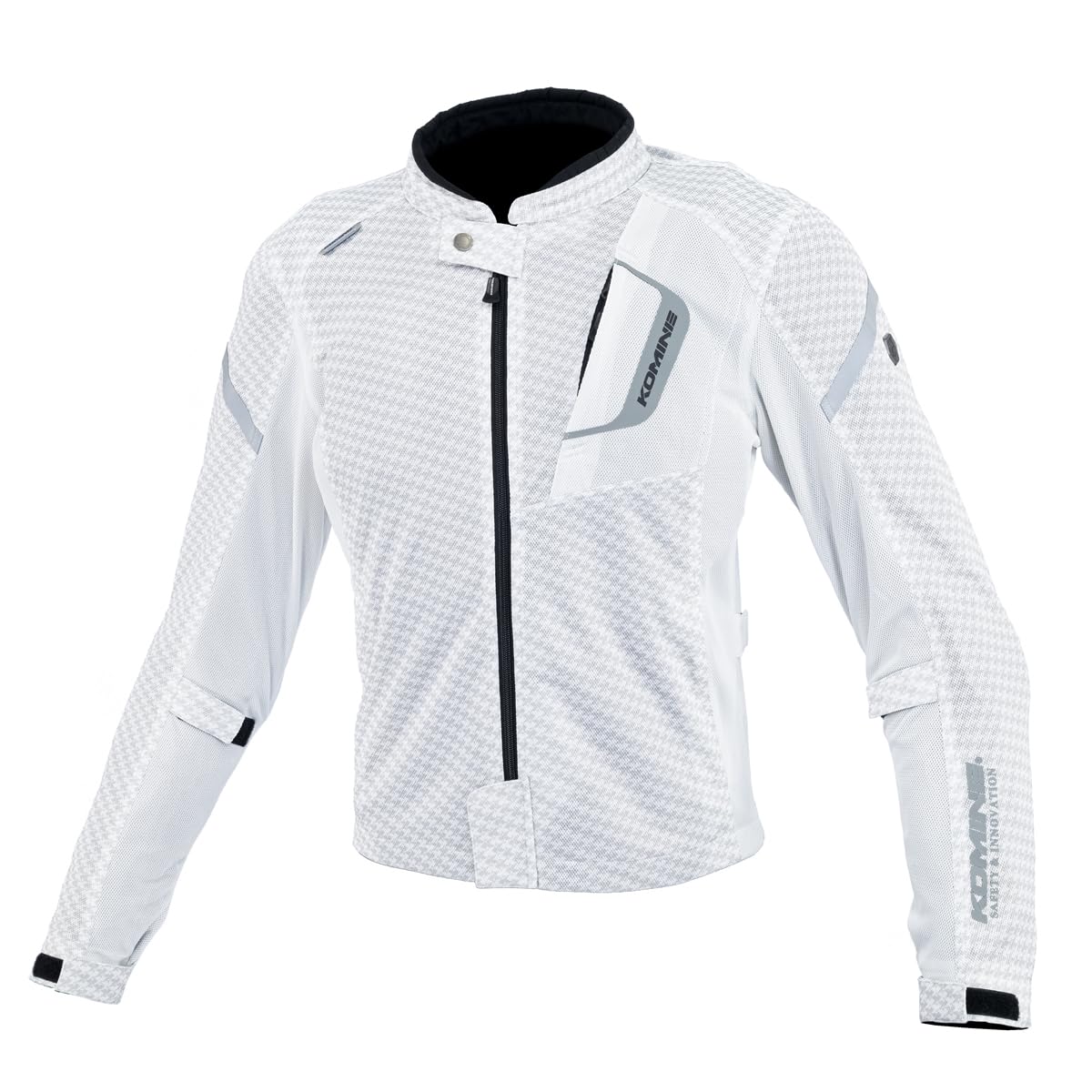 

KOMINE 2025 Model Protective Full Mesh Jacket for CE Certified K Chidori L JK-1283 Motorcycles, Spring/Summer, Protector, Mesh, Silver,
