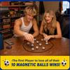 Soccer Magnetic Game with String & 20 Football-Shaped Stones – Fun Puzzle Strategy Games for Family Game Night, Party, Travel & Camping
