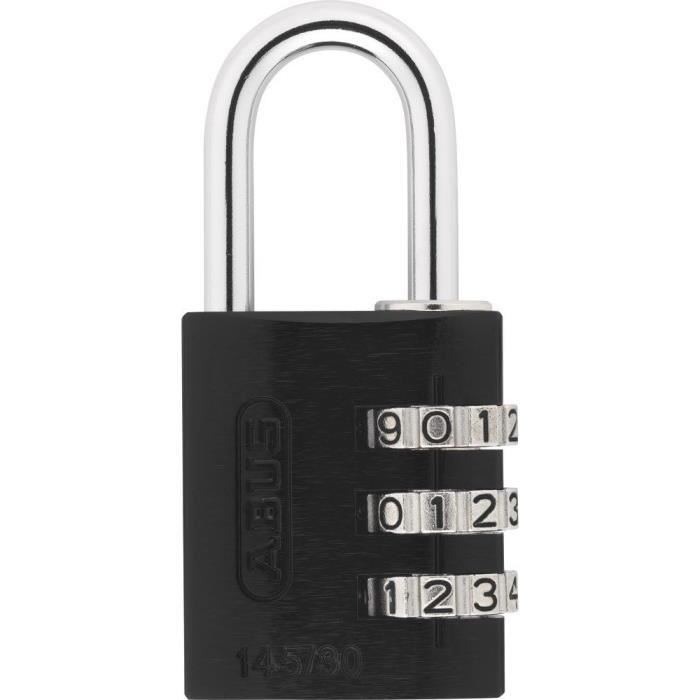 Cadenas - Abus - 34601 - 145mm - 30mm - Noir - A Code