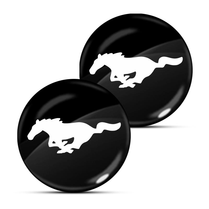 2025 Car Lock Keyhole Stickers Door Lock Protect Car 3D Stickers For Ford Mustang 2005 2006 2007 2008 2009 2016 2017 GT Guitar Eleanor Pickguard