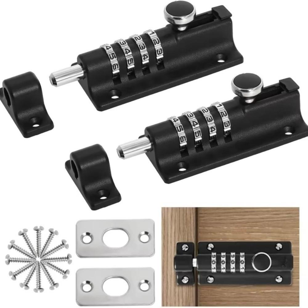 Anti-Rust Digital Deadbolt Lock Anti-theft Password Padlock Hardware Keyless Door Catch Outdoor