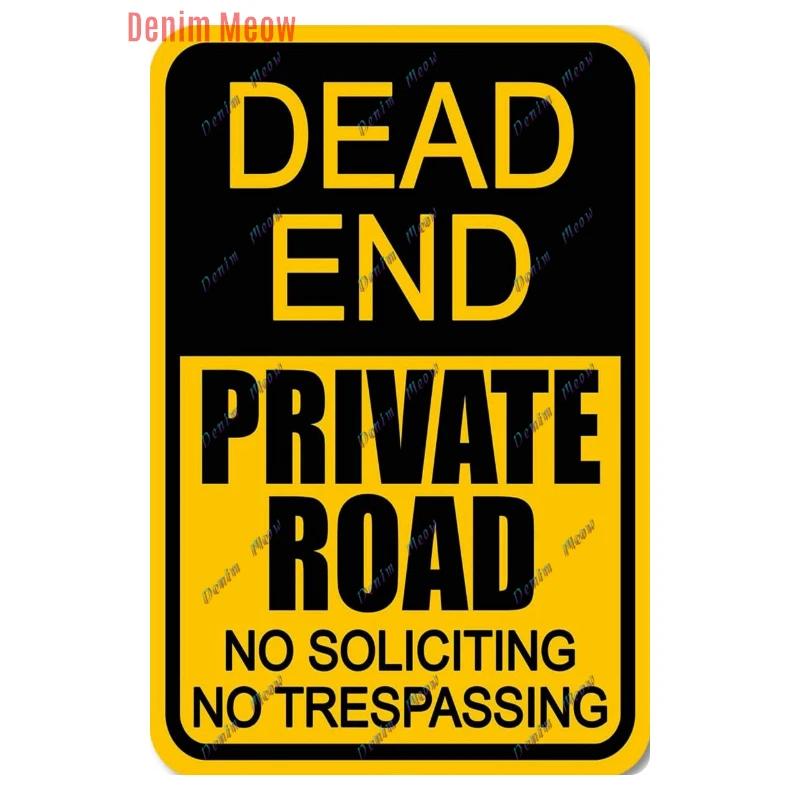 Vintage No Parking Metal Sign, Caution Metal Poster, Warning Slow Down Road Sign, Private Road, Home Decor, WY263