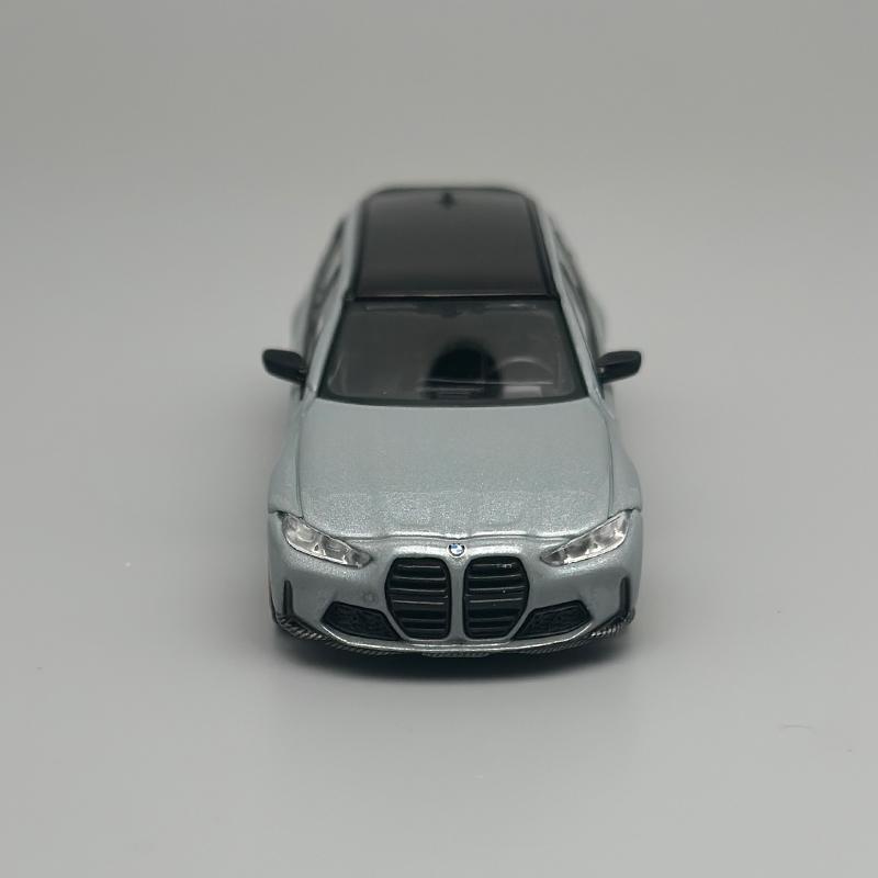 MINIGT 864 Metallic grey BMW M3 Competition Touring Brooklyn 1:64 alloy car Model