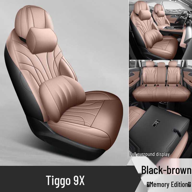 Chery Tiggo 9 & 9x Sitzbezüge: Vollumrandung, Ganzjahres, Fünfsitzer-Kissen