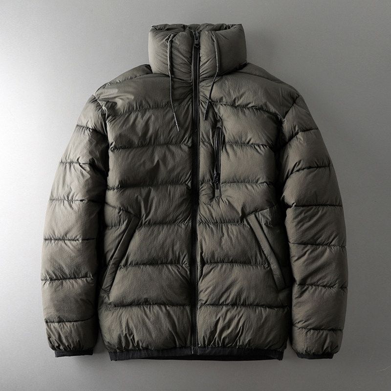 Модный Бренд Зимнее Утолщенное Пальто на Вате Экспорт в Instagram Оригинальное Army Green S