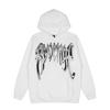 Wholesale 2021 European and American Trendy Brand REVENGE Skull Print Loose Fleece Hooded Sweater Hoodie Men's and Women's Models
