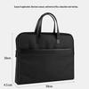 Men's Oxford Cloth Laptop Bag - Large Capacity Business Briefcase with Zipper for Office and Documents