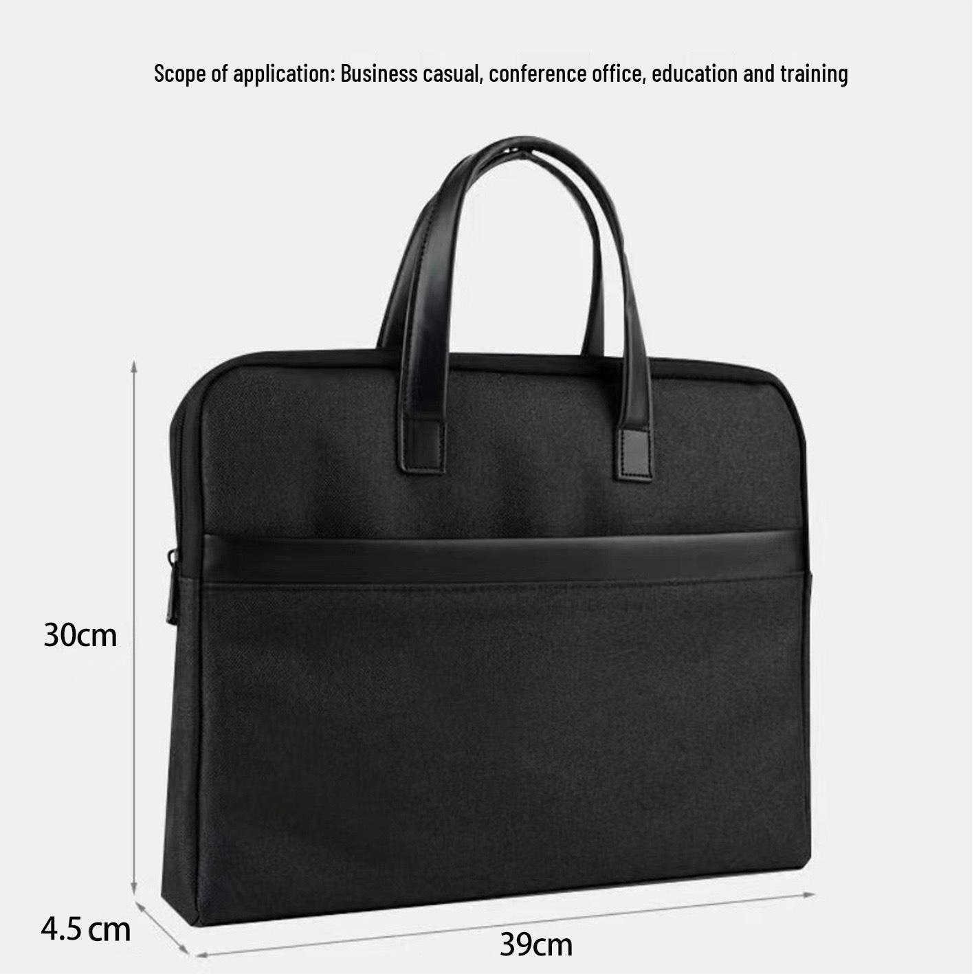 Oxford Cloth Large Capacity Laptop & Document Briefcase 39x4.5x30