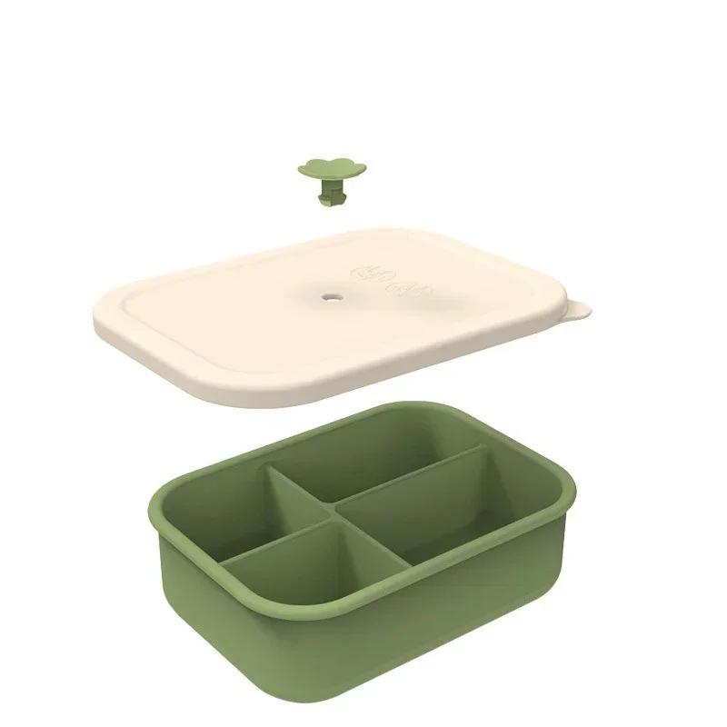 Simple Color Nutritious Lunch Box Light Food Fat Reducing Meal Box Microwave Heatable Outdoor Picnic Bento Box Food Containers