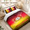 Custom Name Bedding Set 3 PiecesBayer Leverkusen Football Print Duvet Cover + 2 Pillowcases Soft Bed Decor