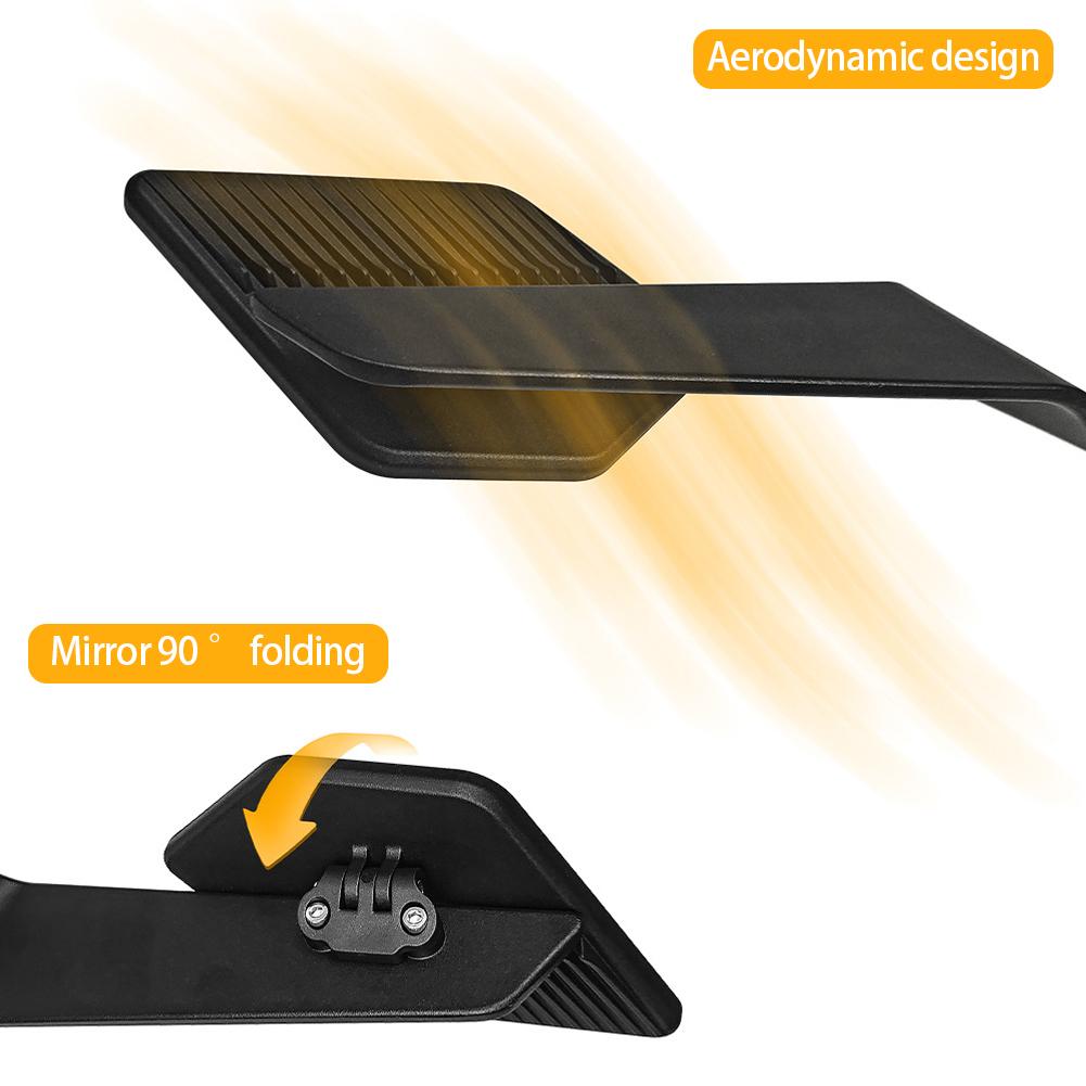 Motorcycle Rearview Mirror Invisible Wing Adjustable Rotating Side View Mirror For MT07 MT03 MT25 MT09 MT09 MT10