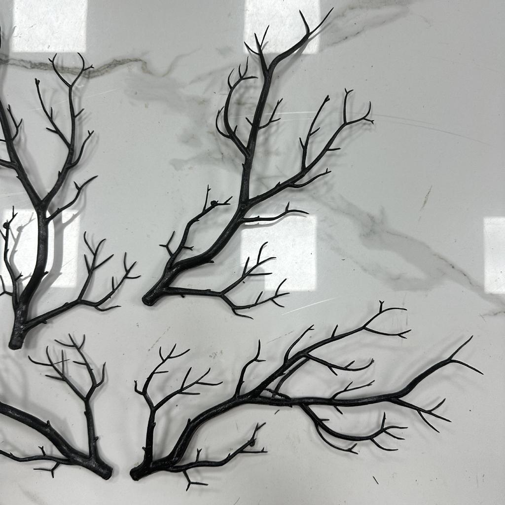 Halloween Simulation Dead Branches Halloween Black Fake Branches Eyeball Holiday Atmosphere Interior Decoration
