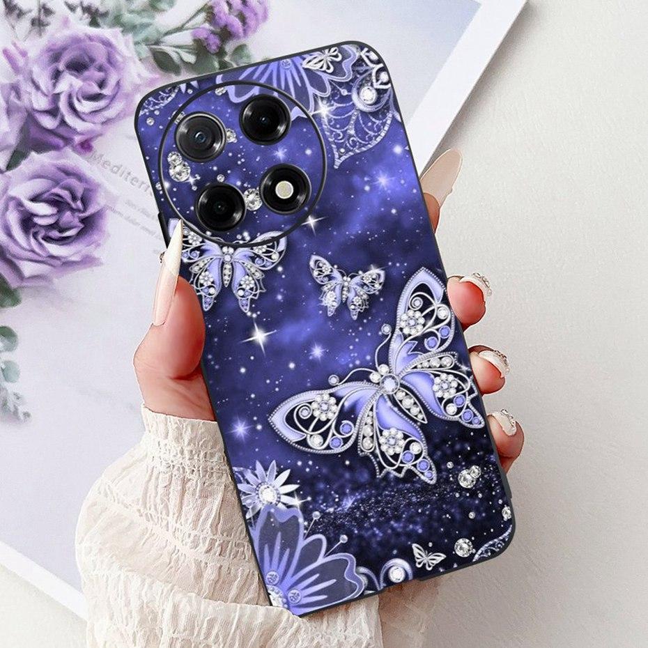 New Design Phone Case For Tecno Camon 30S Pro Camon30S CLA5 CLA6 Black Silicon Soft TPU Back Cover For Camon 30S 30SPro 4G