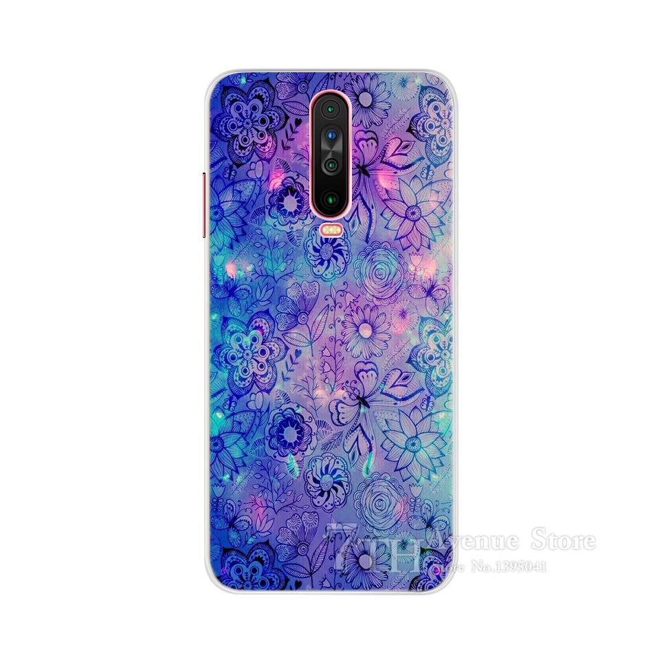 Silicone Case For Xiaomi Poco X2 Back Cover Marble Printed Soft TPU Phone Case For Xiaomi Poco X2 Redmi K30 K 30 5G Cases Bumper