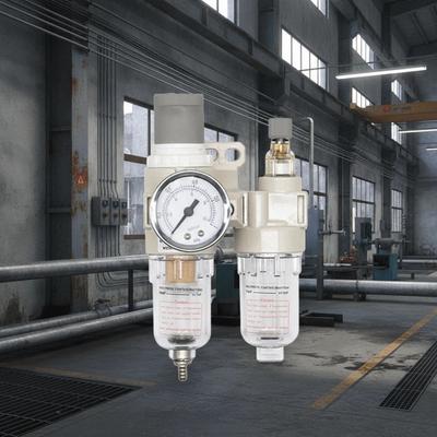 Druckregler AFC2000 Pneumatischer Filterregler Öl-Wasser-Feuchtigkeitsabscheider Zweiteiliger Luftfilter Öl-Wasser-Trennung